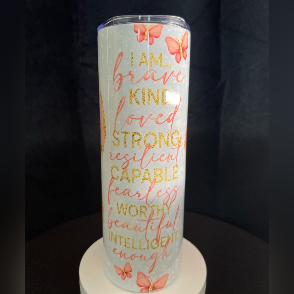 ( Handmade)

Inspirational Butterfly Stainless Steel Tumbler - Pink & Gold